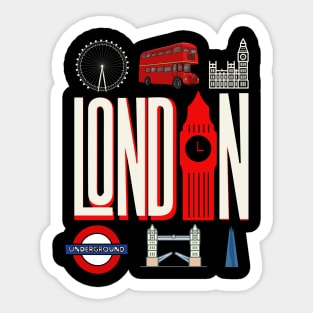 London souvenir  cool landmarks gift Sticker